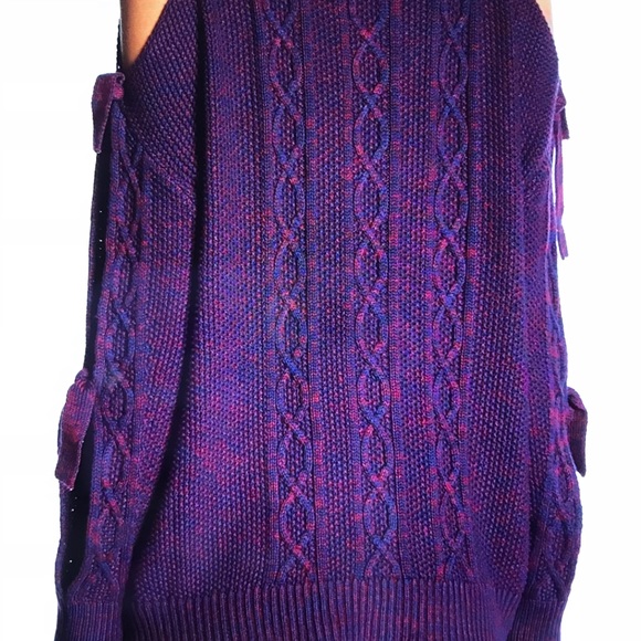 Project Naadam Ladies Cold Shoulder Sweater- NWOT - Picture 3 of 8